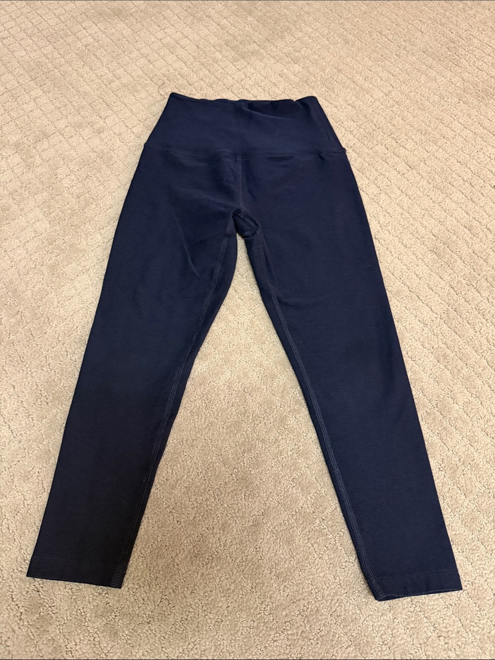 Beyond Yoga Navy Spacedye Capri